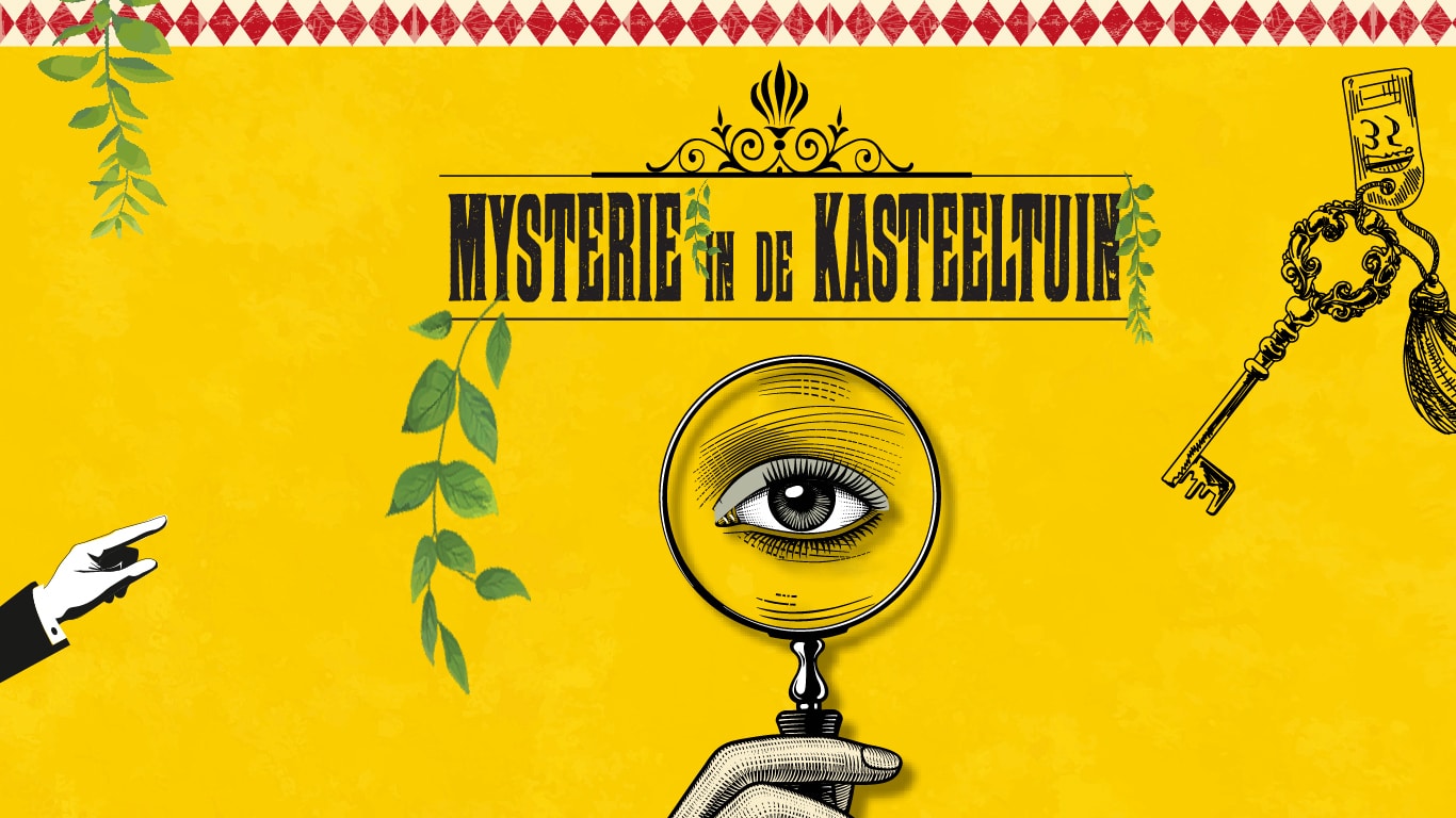 banner_mysterie in de Kasteeltuin_Tekengebied 1