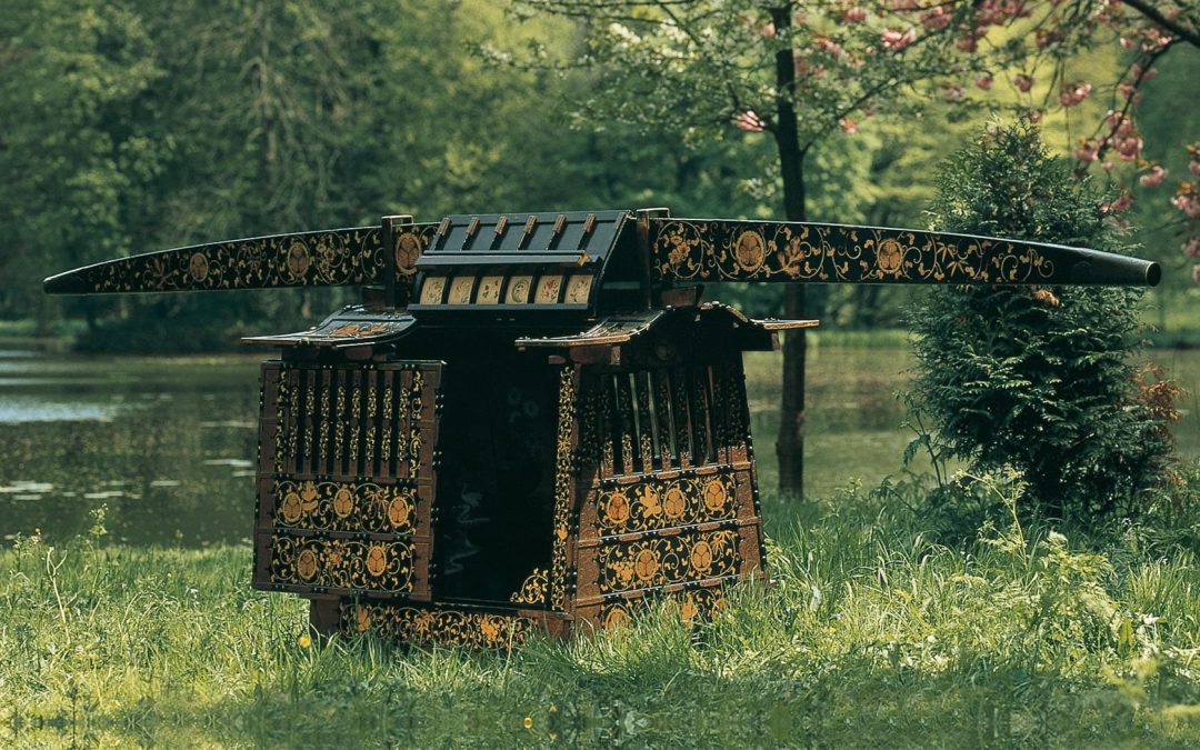 Gerestaureerde Japanse draagkoets