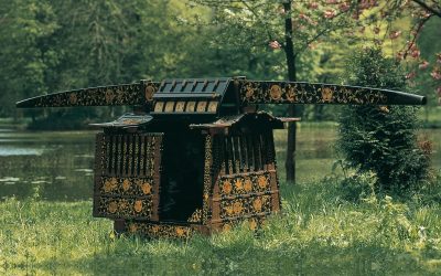 Gerestaureerde Japanse draagkoets